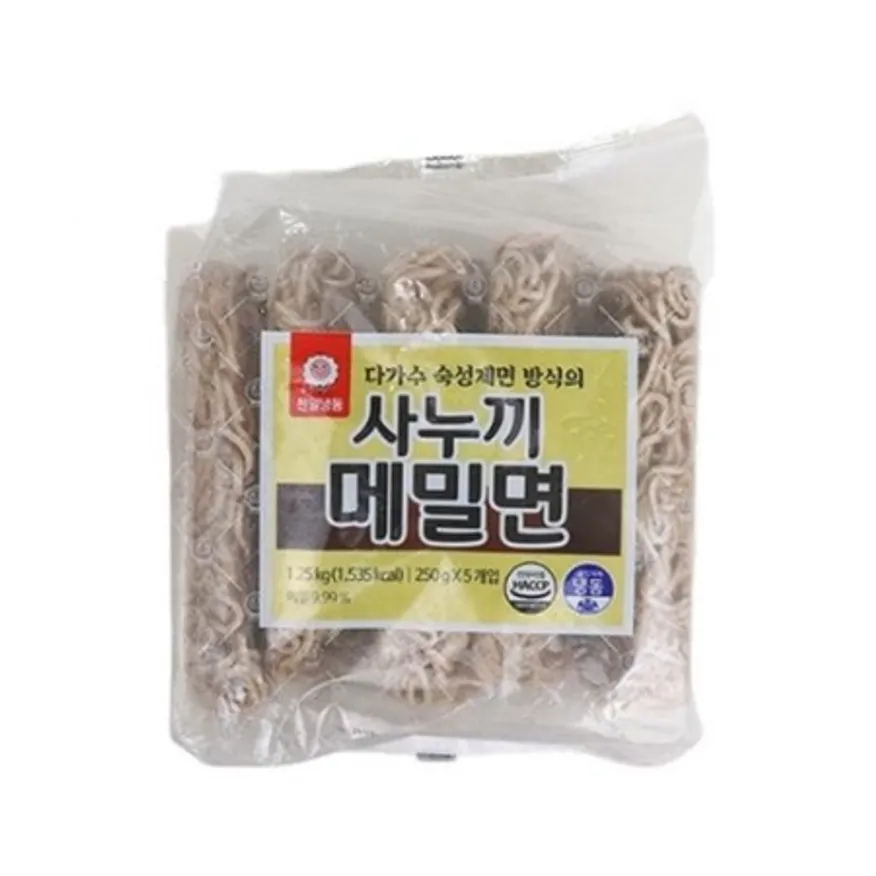 (냉동메밀면(천일/냉동/1.25kg*8pak)BOX 이미지