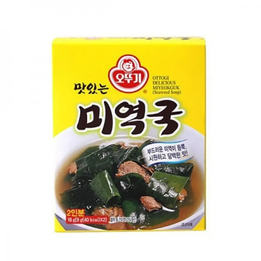 맛있는미역국(오뚜기/18g*12EA)BOX 이미지