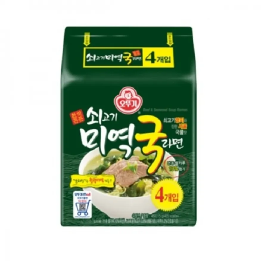 쇠고기미역국라면(오뚜기/115g*32입)BOX 이미지
