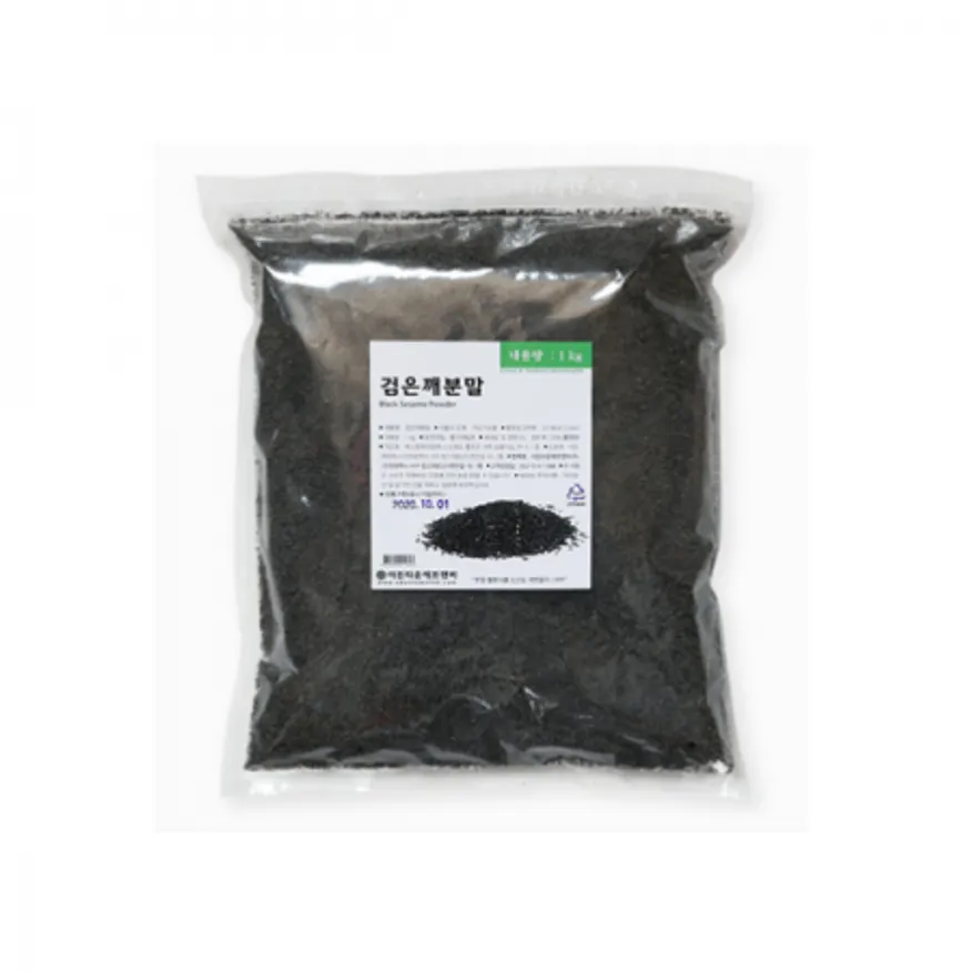 검은깨분말/흑임자가루(볶음,중국산) 1kg 이미지