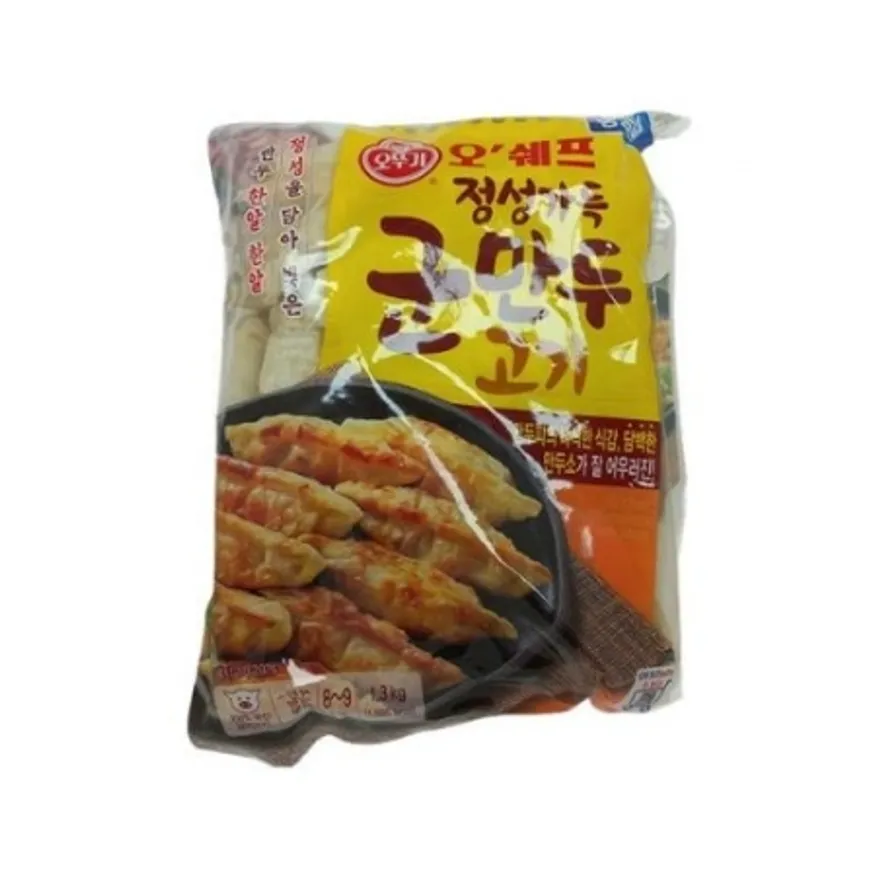 오쉐프정성가득군만두(오뚜기/냉동/1.3kg*6ea)box 이미지