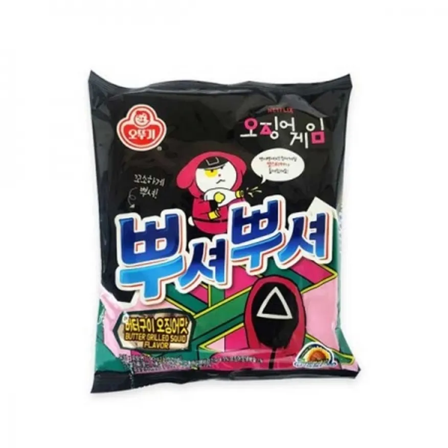 뿌셔뿌셔(오뚜기/버터구이오징어맛/90g*24입)BOX 이미지