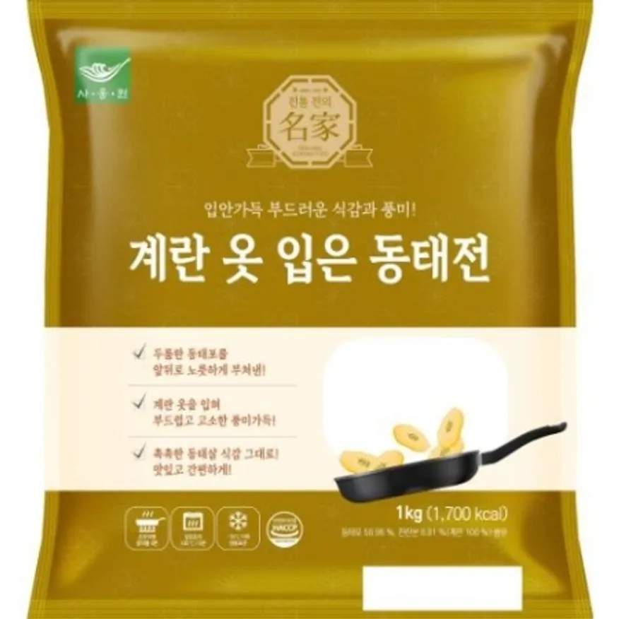 계란옷입은동태전(사옹원/1KG/냉동)EA 이미지