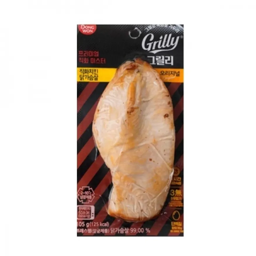 직화치킨닭가슴살오리지널(그릴리/동원/105g/냉장)ea 이미지