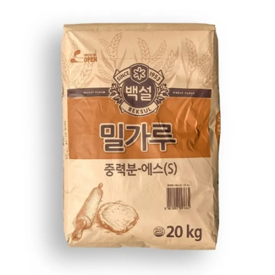 백설 밀가루 중력분에스(S) 20kg 이미지