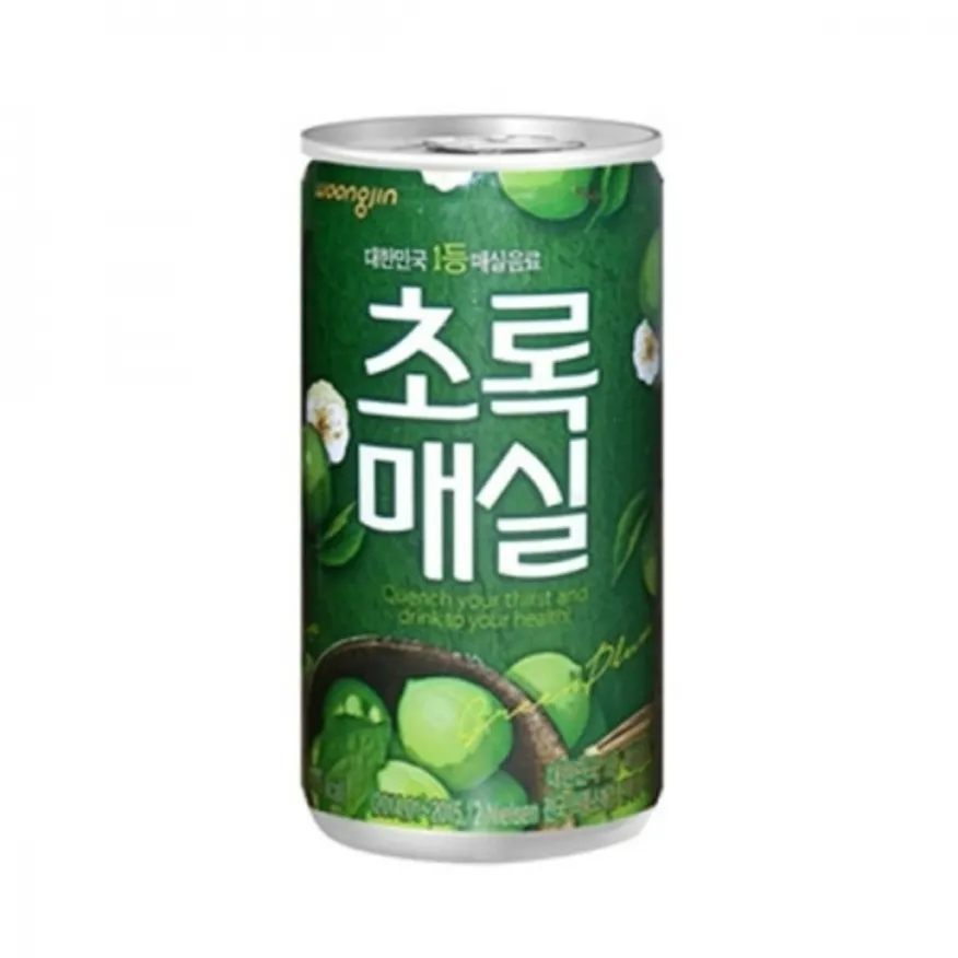 초록매실캔(웅진/180ml*30ea)box 이미지