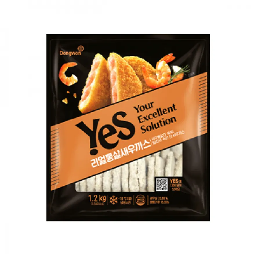 리얼통살새우까스(yes/동원/60g*20/1.2kg/냉동)pak 이미지