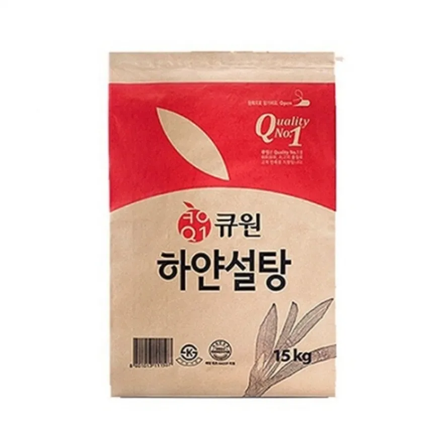 하얀설탕(큐원/15KG/실온/국내)BOX 이미지