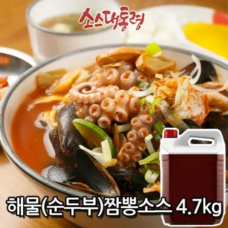 해물순두부짬뽕소스 4.7kg