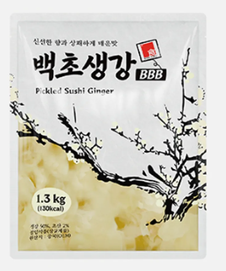 카쿠카쿠 채초생강 1.3kg 일식용 초생강절임 반찬 백초생강 이미지