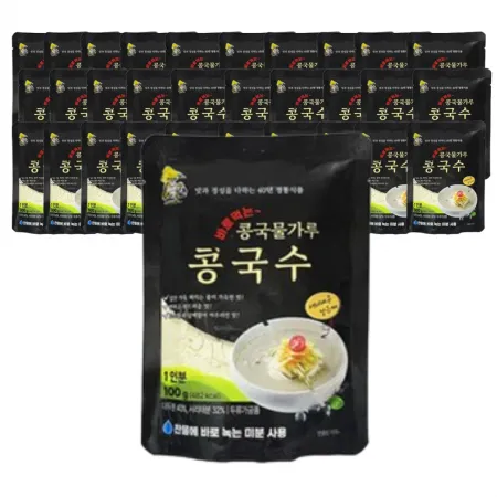 바로먹는 서리태 콩국수 콩국물가루 100g (30개입)
