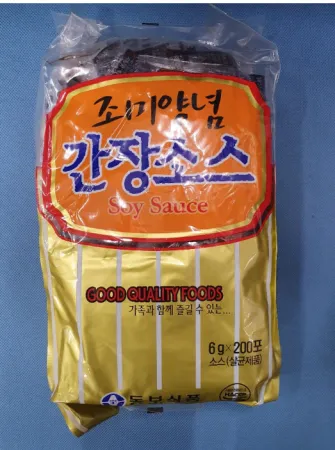 동보식품 조미 양념간장소스 6g x 200개입 일회용 배달 간장 소스