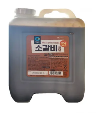 청정원 소갈비 양념 10Kg 식당 업소용 대용량