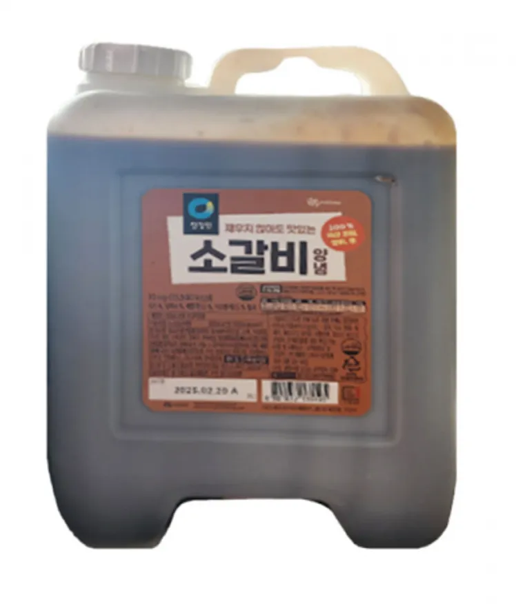 청정원 소갈비 양념 10Kg 식당 업소용 대용량 이미지