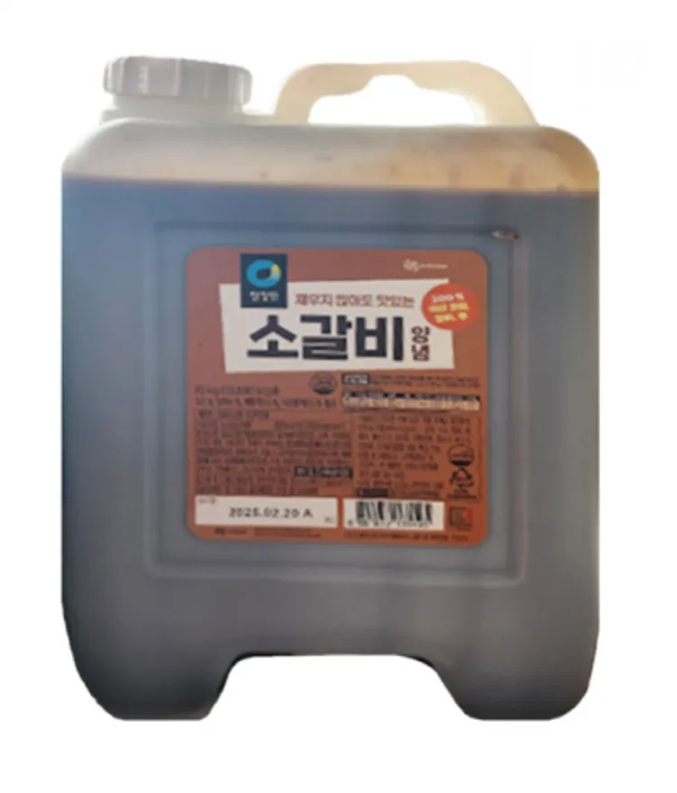 청정원 소갈비 양념 10Kg 식당 업소용 대용량 이미지