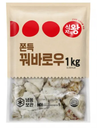 식자재왕 쫀득 꿔바로우 탕수육 1kg 냉동 대용량 마라탕