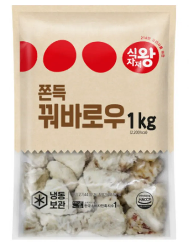 식자재왕 쫀득 꿔바로우 탕수육 1kg 냉동 대용량 마라탕 이미지
