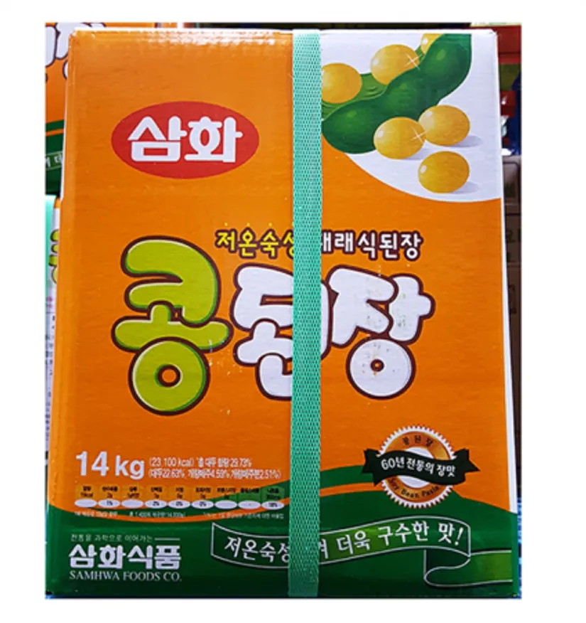 삼화 콩 된장 14kg 업소용 대용량 식자재 이미지