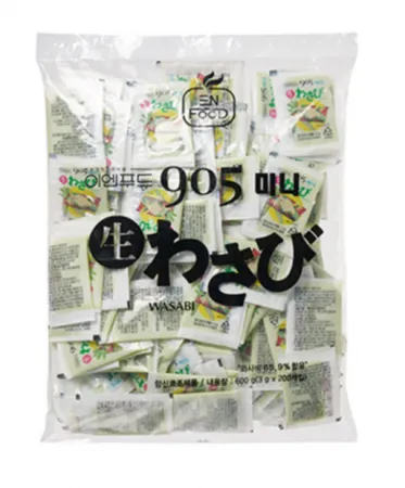 이엔 905 미니 일회용 생와사비 3g x 200개 고추냉이 증정용 포장 배달 와사비