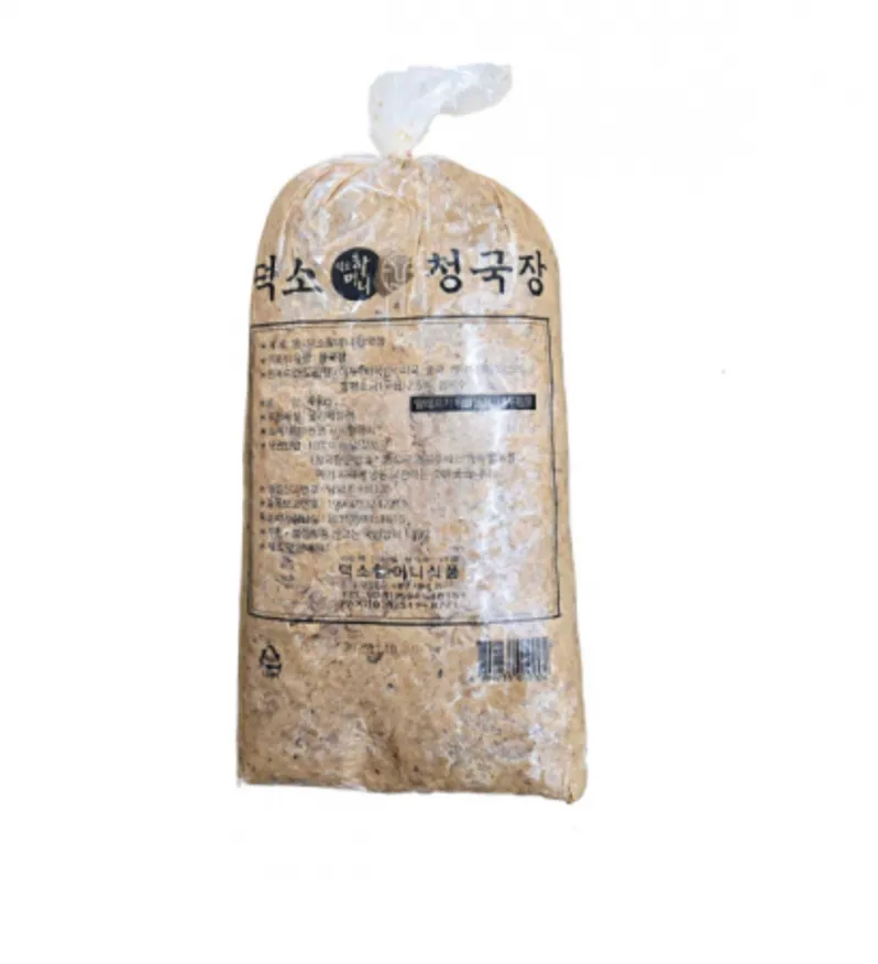 덕소 할머니 청국장 4kg x 4개입 / 대용량 / 업소용 / 식당 / 아이스박스포장 이미지