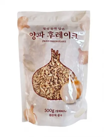 이엔 크리스피 양파 프라이드 후레이크 500g 튀긴양파 포케 토핑 어니언