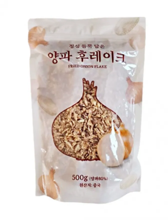 이엔 크리스피 양파 프라이드 후레이크 500g 튀긴양파 포케 토핑 어니언 이미지