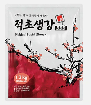카쿠카쿠 채초생강 1.3kg 일식용 초생강절임 반찬 적초생강