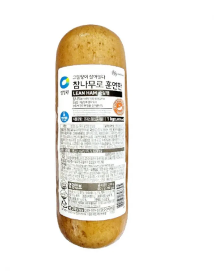 청정원 참나무로 훈연한 순살햄 1kg / 라운드햄 / 캠핑 이미지