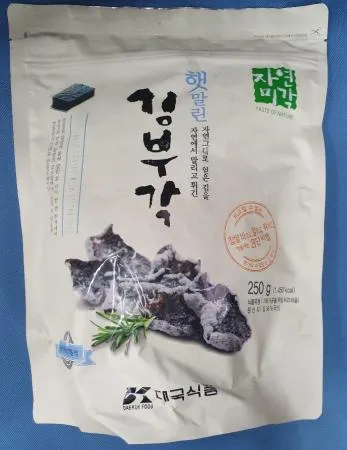 대국식품 자연미각 햇말린 김부각 250g