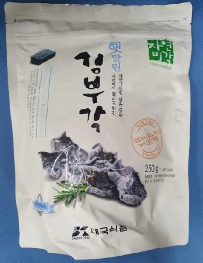 대국식품 자연미각 햇말린 김부각 250g 이미지