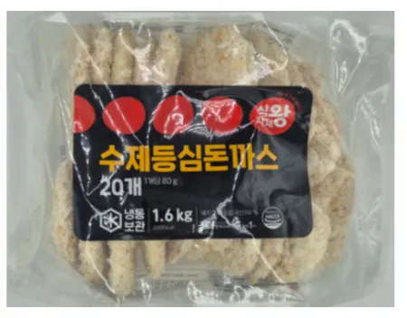 식자재왕 수제 등심돈까스 1.6kg 냉동 대용량 업소용