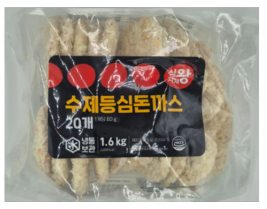 식자재왕 수제 등심돈까스 1.6kg 냉동 대용량 업소용 이미지
