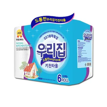 우리집ACE 키친타올 130매 6롤 (2개) 이미지