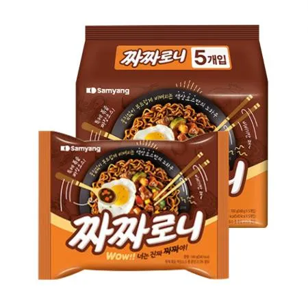 삼양식품 짜짜로니 5입멀티 (4개)