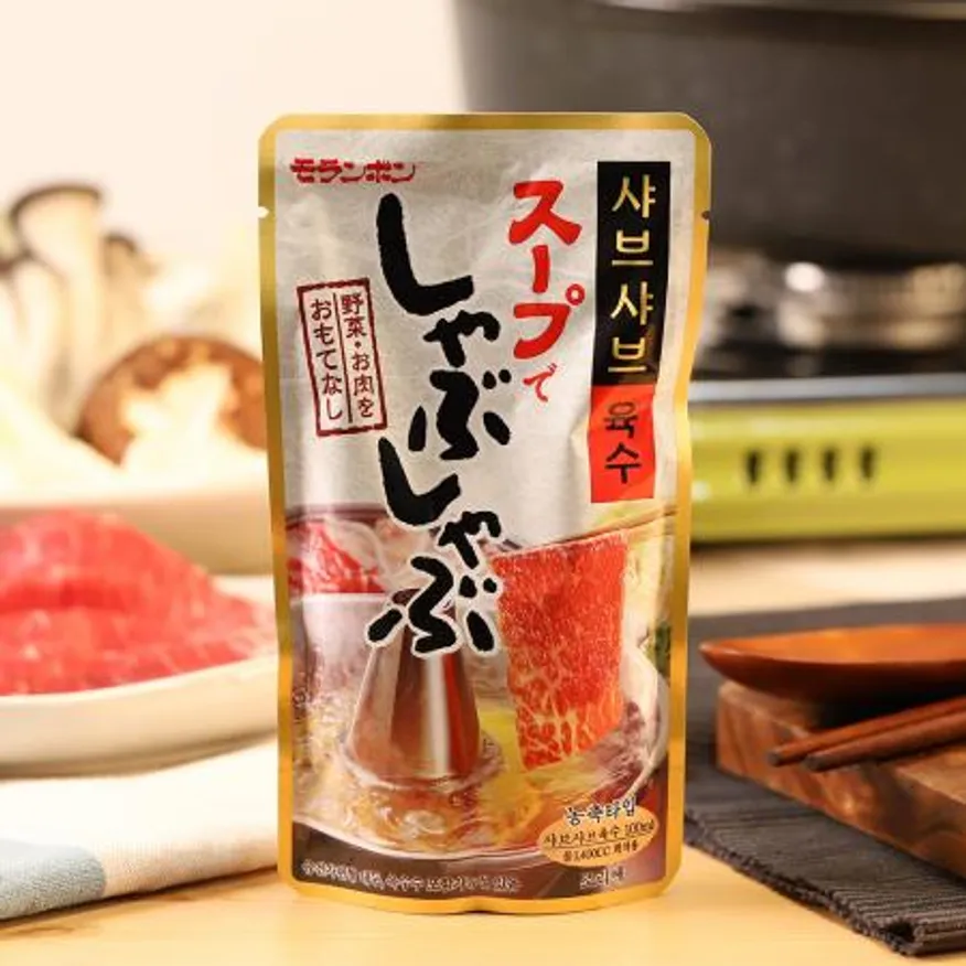 모란봉 샤브샤브 육수 5,000ml (100ml*50EA) 이미지