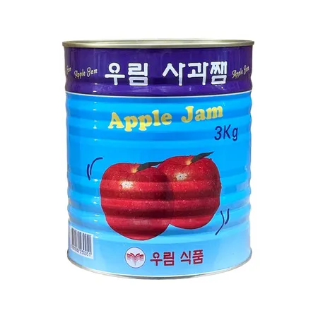 우림 사과잼 3kg /캔