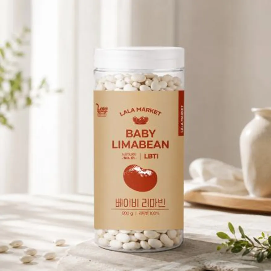 라라마켓 페루산 슈퍼푸드 베이비 리마빈 리마콩 600g, 1 이미지