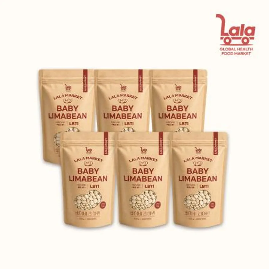 라라마켓 페루산 슈퍼푸드 베이비 리마빈 리마콩 500g, 6봉 이미지