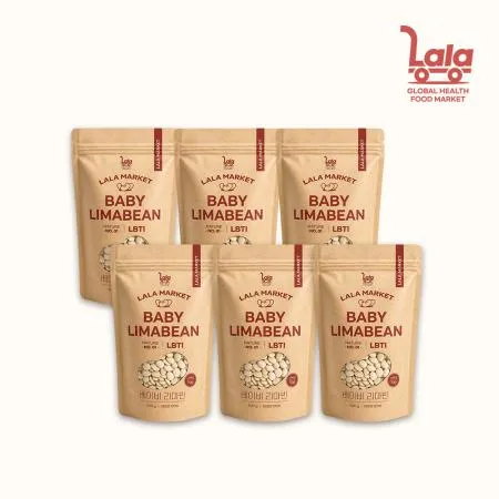 라라마켓 페루산 슈퍼푸드 베이비 리마빈 리마콩 500g, 6봉 이미지