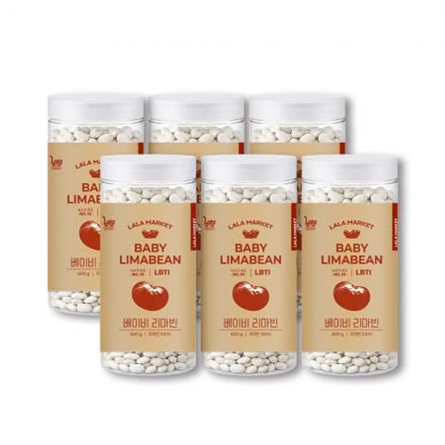 라라마켓 페루산 슈퍼푸드 베이비 리마빈 리마콩 600g, 6개 이미지