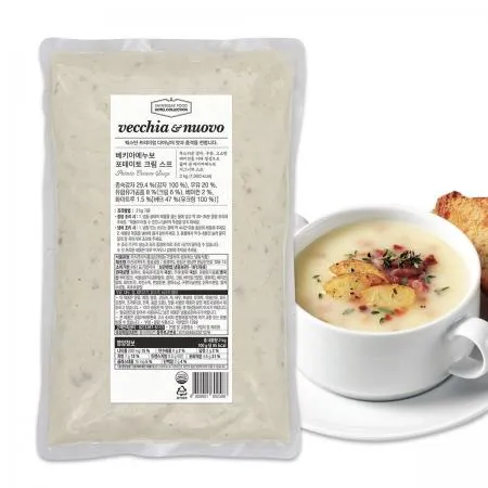 베키아에누보 포테이토크림스프 2kg 1팩