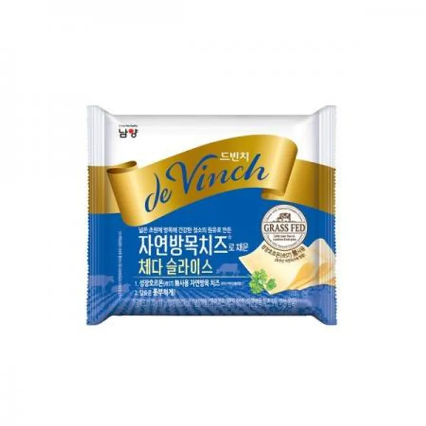 자연방목치즈체다슬라이스85g(48입) 이미지