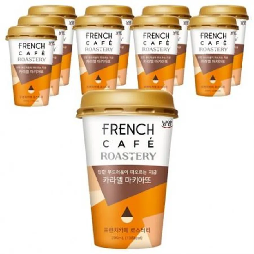 프렌치카페카라멜마끼아또컵200ml(10입) 이미지