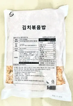 푸르온 김치볶음밥 3kg