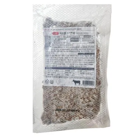 에스푸드 에쓰푸드 비프불고기 분쇄 1kg 냉동 잘게다진소고기 불고기맛