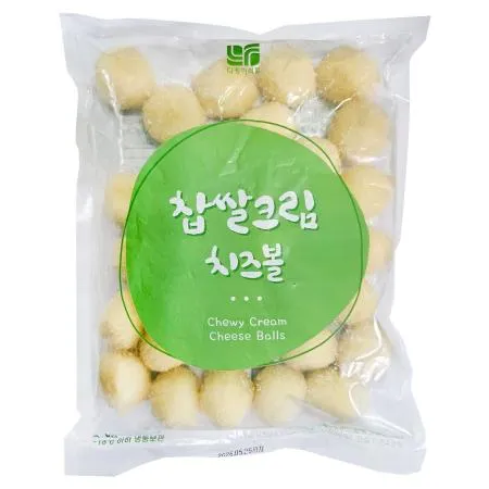 디케이 찹쌀 크림치즈볼 1kg 사이드메뉴 리뷰이벤트 냉동