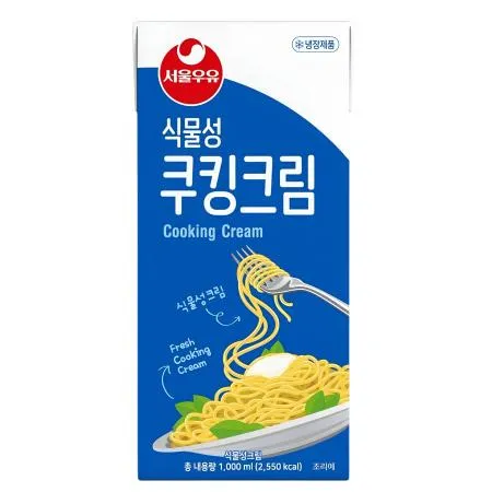 서울우유 식물성쿠킹크림 (식물성) 1L 냉장크림 냉장유크림