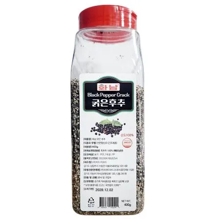 화남 굵은후추가루 400g 흑후추분말 흑후추100%