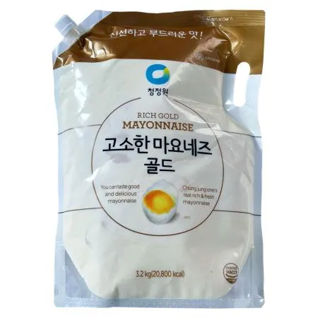 청정원 고소한 마요네즈 골드 스파우트 3.2kg 뚜껑형