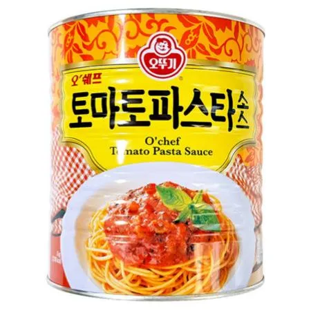 오쉐프 오뚜기 토마토파스타소스 (캔) 3kg 토마토스파게티소스